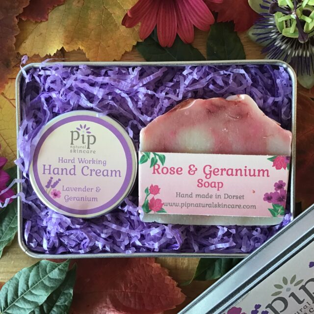 Soap and Handcream gift tin